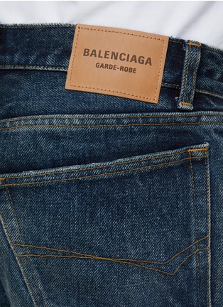  - BALENCIAGA - Selvedge Denim Straight Leg Jeans
