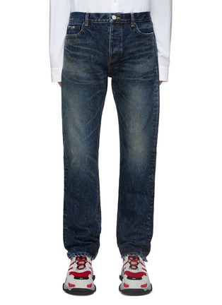 Main View - Click To Enlarge - BALENCIAGA - Selvedge Denim Straight Leg Jeans