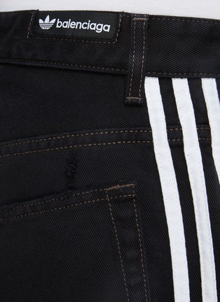  - BALENCIAGA - X Adidas Stripe Ripped Shorts