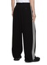 Back View - Click To Enlarge - BALENCIAGA - X ADIDAS TREFOIL LOGO SIDE STRIPE TAILORED PANTS