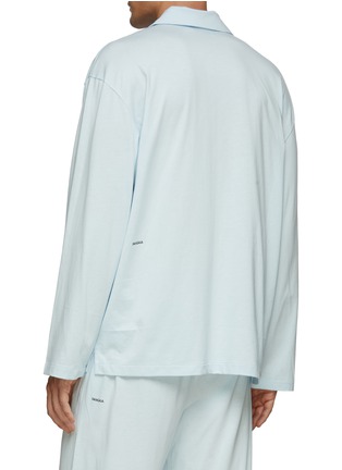 Back View - Click To Enlarge - PANGAIA - Organic Cotton Long Sleeve Pajama Shirt