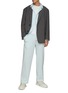 Figure View - Click To Enlarge - PANGAIA - Organic Cotton Long Sleeve Pajama Shirt