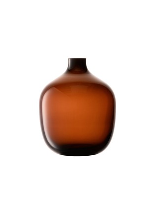 Main View - Click To Enlarge - LSA - Vessel Glass Vase — Peat Brown