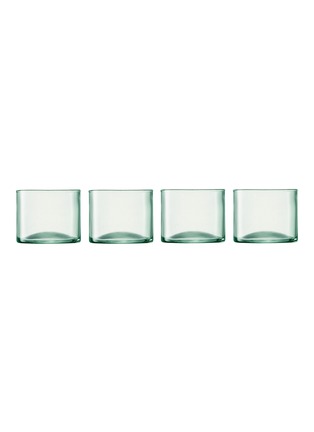Main View - Click To Enlarge - LSA - Canopy Low Recycled Glass Tumblers 270ml — Set Of 4