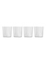 Main View - Click To Enlarge - LSA - Gio Line Textured Glass Tumblers 390ml — Set Of 4