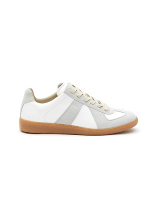Main View - Click To Enlarge - MAISON MARGIELA - ‘Replica’ Leather Low Top Sneakers