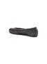 Figure View - Click To Enlarge - MAISON MARGIELA - ‘Tabi’ Cracked Leather Split Toe Ballerina Flats