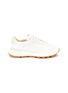 Main View - Click To Enlarge - MAISON MARGIELA - ‘50/50’ Nylon Leather Low Top Sneakers