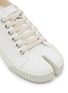 Detail View - Click To Enlarge - MAISON MARGIELA - ‘Tabi’ Canvas Split Toe Low Top Sneakers