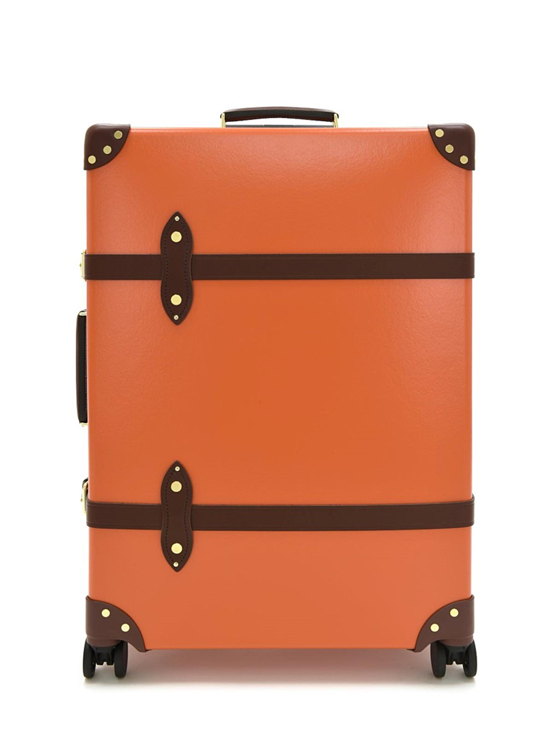 Centenary Large Check-In Suitcase - Orange/Brown