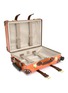  - GLOBE-TROTTER - Centenary 4-Wheel Carry-On Case — Orange/Brown