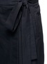 Detail View - Click To Enlarge - DRIES VAN NOTEN - 'Patra' wrap apron cotton-silk pants