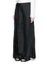Front View - Click To Enlarge - DRIES VAN NOTEN - 'Pedra' skirt wrap cotton-silk pants
