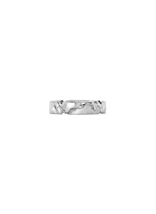 Detail View - Click To Enlarge - SPECTRUM - ‘Link’ Platinum Diamond Ring