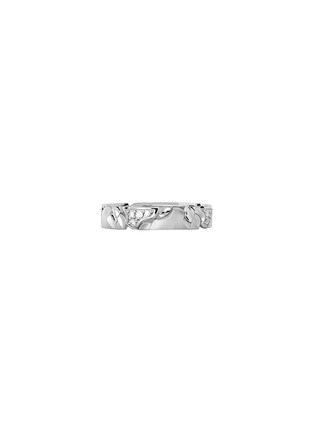 Detail View - Click To Enlarge - SPECTRUM - ‘SPECTRUM LINK’ PLATINUM DIAMOND RING