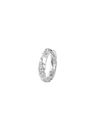 Main View - Click To Enlarge - SPECTRUM - ‘SPECTRUM LINK’ PLATINUM DIAMOND RING