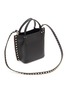 Detail View - Click To Enlarge - VALENTINO GARAVANI - Rockstud' Grained Leather Pouch