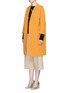 Front View - Click To Enlarge - DRIES VAN NOTEN - 'Romance' faille cropped sleeve coat