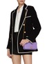 Figure View - Click To Enlarge - VALENTINO GARAVANI - ‘Locò’ VLogo Leather Shoulder Bag