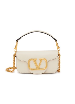 Main View - Click To Enlarge - VALENTINO GARAVANI - Small ‘Locò’ Leather Shoulder Bag