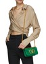 Front View - Click To Enlarge - VALENTINO GARAVANI - Small ‘Locò’ Leather Shoulder Bag