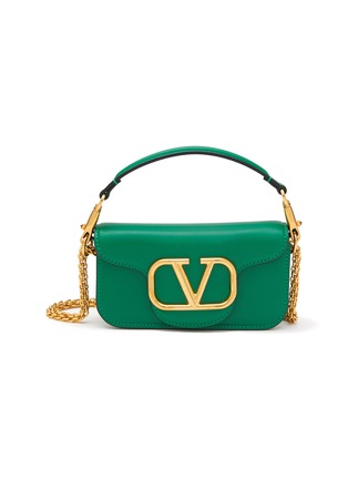 Main View - Click To Enlarge - VALENTINO GARAVANI - Small ‘Locò’ Leather Shoulder Bag
