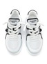 Detail View - Click To Enlarge - VALENTINO GARAVANI - ‘One Stud XL’ Leather PVC Low Top Lace Up Sneakers