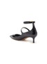  - VALENTINO GARAVANI - Ankle Strap Point Toe Patent Leather Heels