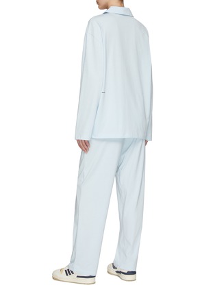 Back View - Click To Enlarge - PANGAIA - Organic Cotton Pajama Shirt & Track Pants Set
