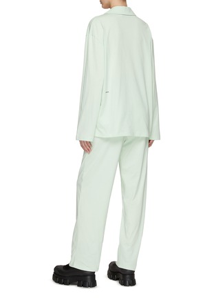 Back View - Click To Enlarge - PANGAIA - Organic Cotton Pajama Shirt & Track Pants Set