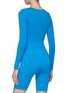 Back View - Click To Enlarge - PANGAIA - Activewear 3.0 Active Long Sleeve Crop Top