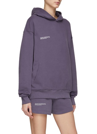Front View - Click To Enlarge - PANGAIA - 365 Organic Cotton Drop Shoulder Hoodie
