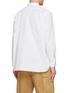 Back View - Click To Enlarge - NANAMICA - Logo Embroidered Curved Hem Button Up Shirt