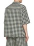 Back View - Click To Enlarge - NANAMICA - Chequered Boxy Short Sleeve Shirt