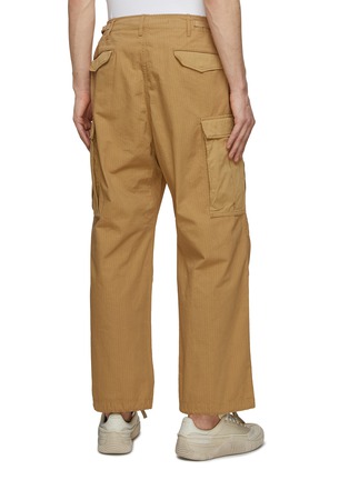 Back View - Click To Enlarge - NANAMICA - Drawstring Cuff Cotton Blend Cargo Pants