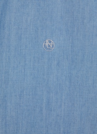  - NANAMICA - Logo Embroidered Button Up Chambray Shirt