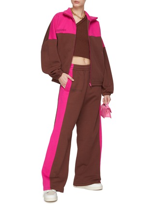 Figure View - Click To Enlarge - PANGAIA - COLOUR BLOCK TRACK PANTS