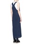 Back View - Click To Enlarge - T BY ALEXANDER WANG - Stretch silk georgette overall dress