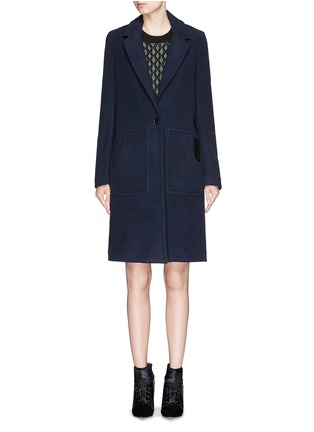 Main View - Click To Enlarge - T BY ALEXANDER WANG - Double faced boiled wool car coat