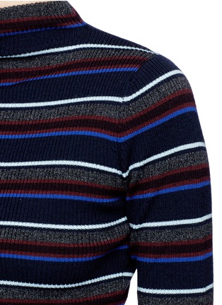 Detail View - Click To Enlarge - T BY ALEXANDER WANG - Stripe Merino wool knit sweater