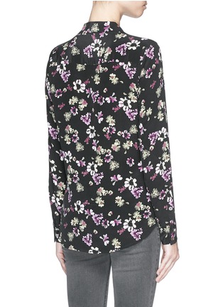 Back View - Click To Enlarge - EQUIPMENT - 'Adalyn' floral print silk shirt