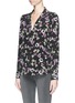 Front View - Click To Enlarge - EQUIPMENT - 'Adalyn' floral print silk shirt