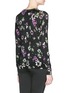 Back View - Click To Enlarge - EQUIPMENT - 'Sloane' floral print silk-cashmere sweater