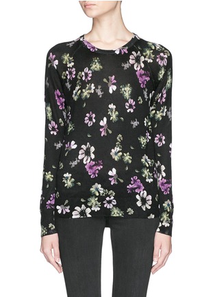 Main View - Click To Enlarge - EQUIPMENT - 'Sloane' floral print silk-cashmere sweater