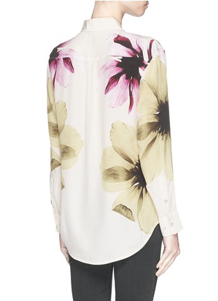 Back View - Click To Enlarge - EQUIPMENT - 'Signature' floral print silk shirt
