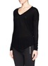 Front View - Click To Enlarge - RAG & BONE - 'Femme' back seam micro modal T-shirt