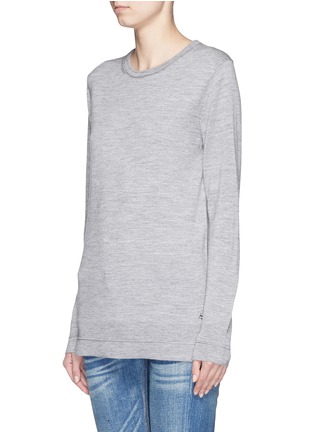 Front View - Click To Enlarge - RAG & BONE - 'Leanna' contrast seam sweater