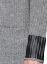 Detail View - Click To Enlarge - RAG & BONE - 'Bonnie Stripe' tape cuff long cardigan