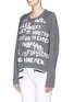 Front View - Click To Enlarge - RAG & BONE - Graffiti print sweatshirt