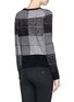 Back View - Click To Enlarge - RAG & BONE - 'Tegan' macro tartan plaid sweater